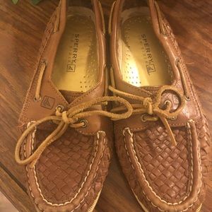 Sperry woven deck shoes